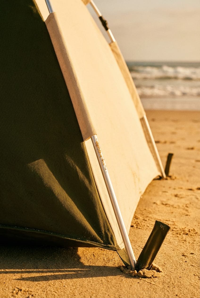 The Dune Shade — UPF 50+ shelter that sets up in 90 seconds